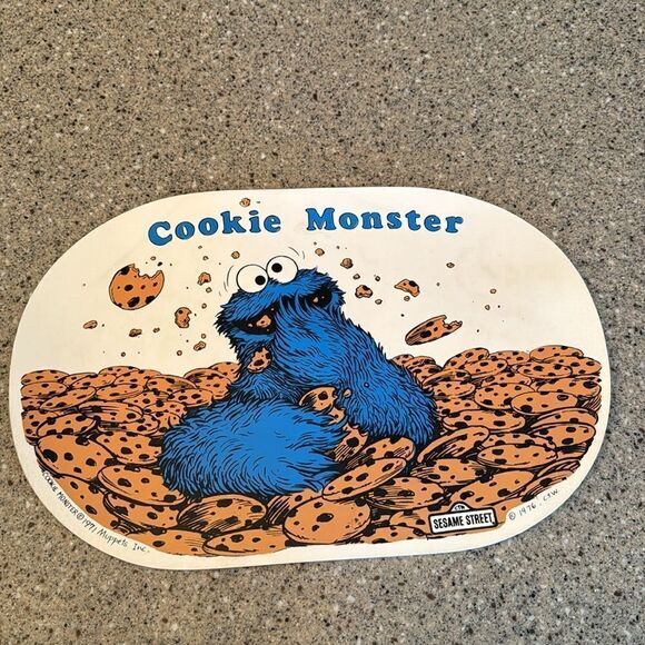 SESAME STREET Set Of 2 Vintage 1976 Placemats - Picture 6 of 12